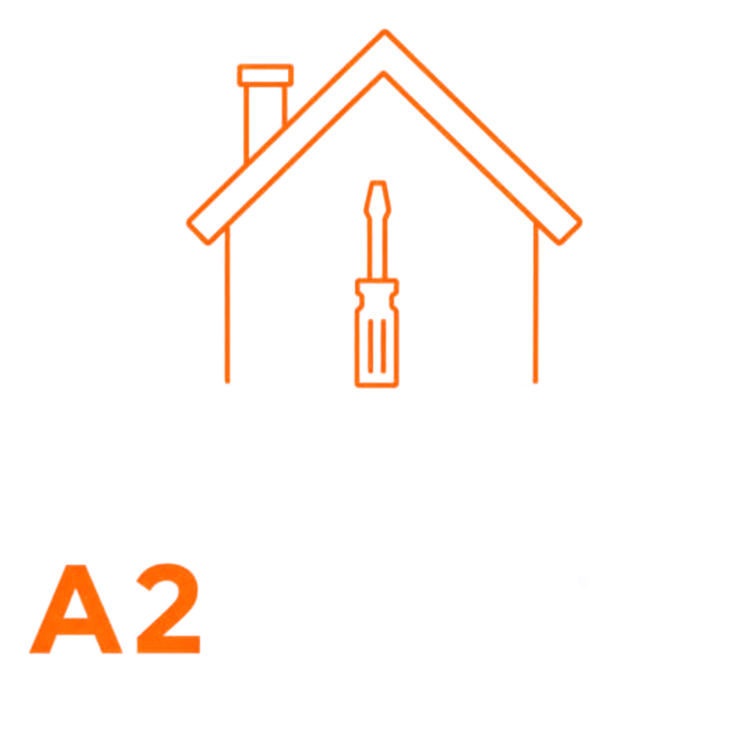 A2manos: manos sosteniendo una casa con herramientas. Carpintería de aluminio, puertas, persianas y servicio técnico.